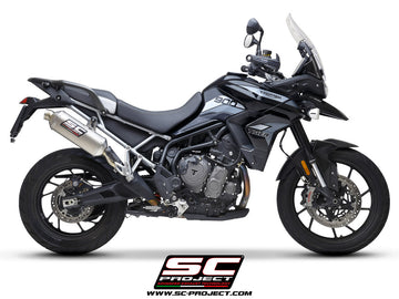 SC Project Rally Raid Slip-On Exhaust For Triumph Tiger 900 2020-23